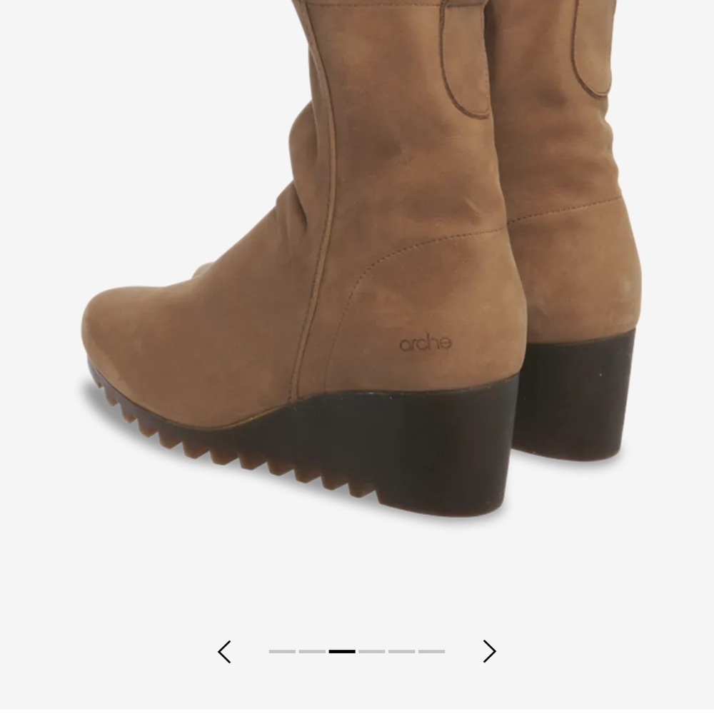 Arche Larazo wedge boots Havana Brown 37 - Picture 4 of 10